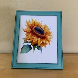 Farmhouse Sunflower picture 8x10 w/frame